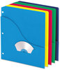 A Picture of product PFX-32900 Pendaflex® Pocket Project Folders 3-Hole Punched, Letter Size, Assorted Colors, 10/Pack