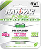 A Picture of product RAY-PL16041GENB Rayovac® Recharge Plus NiMH Batteries,  9V