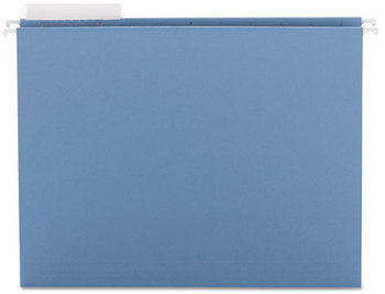 Smead™ Color Hanging Folders with 1/3 Cut Tabs Letter Size, 1/3-Cut Blue, 25/Box