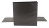 A Picture of product UNV-20745 Universal® Slant D-Ring View Binder 3 Rings, 2" Capacity, 11 x 8.5, Black, 6/Carton