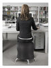 A Picture of product SAF-4750BL Safco® Zenergy™ Ball Chair Backless, Supports Up to 250 lb, Black Fabric Seat, Silver Base