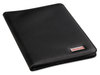 A Picture of product UNV-32660 Universal® Pad Folio Leather-Look Inside Flap Pocket w/Card Holder, Black