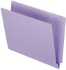 A Picture of product PFX-H110DPR Pendaflex® Colored End Tab Folders with Reinforced Double-Ply Straight Cut Tabs,  Two Ply Tab, Letter, Purple,  100/Box