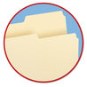 A Picture of product SMD-10333 Smead™ Manila File Folders 1/3-Cut Tabs: Right Position, Letter Size, 0.75" Expansion, 100/Box