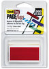 A Picture of product RTG-20022 Redi-Tag® Removable/Reusable Small Rectangular Page Flags,  Red, 300/Pack