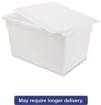Rubbermaid® Commercial Food/Tote Boxes,  21.5gal, 26w x 18d x 15h, White