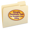 A Picture of product SMD-10333 Smead™ Manila File Folders 1/3-Cut Tabs: Right Position, Letter Size, 0.75" Expansion, 100/Box