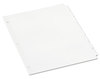 A Picture of product UNV-20845 Universal® Self-Tab Index Dividers 8-Tab, 11 x 8.5, White, 24 Sets