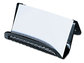 A Picture of product UNV-20005 Universal® Deluxe Mesh Business Card Holder Metal Holds 50 2.25 x 4 Cards, 3.78 3.38 2.13, Black