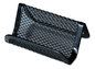 A Picture of product UNV-20005 Universal® Deluxe Mesh Business Card Holder Metal Holds 50 2.25 x 4 Cards, 3.78 3.38 2.13, Black