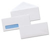 A Picture of product UNV-35219 Universal® Business Envelope Open-Side 1 Window, #9, Square Flap, Gummed Closure, 3.88 x 8.88, White, 500/Box