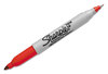 A Picture of product SAN-32002 Sharpie® Twin-Tip Permanent Marker,  Fine/Ultra Fine Point, Red