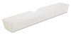 A Picture of product 193-204 SCT® Paperboard Hot Dog Trays. 10 1/4 X 1 1/2 X 1 1/4 in.  White. 100 trays/sleeve, 5 sleeves/carton.