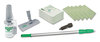 A Picture of product 966-320 Unger® SpeedClean™ Window Cleaning Kit,  Aluminum, 72" Extension Pole With 8" Pad Holder