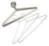 A Picture of product SAF-4165 Safco® Extra Hangers,  17", Steel Hook, Chrome-Plated, 12/Carton
