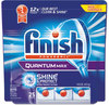 A Picture of product RAC-92764 FINISH® Powerball® Quantum Max™ Shine & Protect Dishwasher Tabs,  Fresh, 25/Pack, 8/Carton