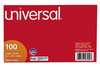 A Picture of product UNV-47256 Universal® Recycled Index Strong 2 Pt. Stock Cards Ruled, 5 x 8, Assorted, 100/Pack