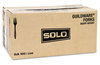 A Picture of product SCC-GDR5FK SOLO® Cup Company Guildware® Extra Heavyweight Plastic Fork,  Black, 1000/Carton