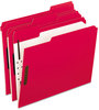 A Picture of product PFX-21319 Pendaflex® Colored Classification Folders with Embossed Fasteners 2 Letter Size, Red Exterior, 50/Box
