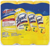A Picture of product RAC-82159 LYSOL® Brand Disinfecting Wipes,  7x8, White, Lemon & Lime Blossom, 35/Canister, 3/PK, 4 PK/CT
