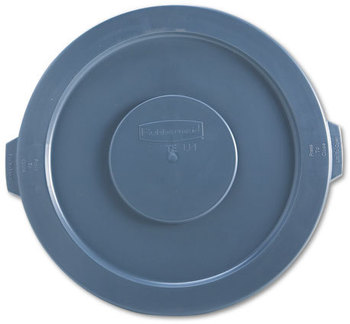 Rubbermaid® Commercial Round Brute® Lid for 32-Gallon Round Brute Containers. Gray.