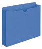 A Picture of product SMD-75562 Smead™ Colored File Jackets with Reinforced Double-Ply Tab Straight Letter Size, Blue, 50/Box