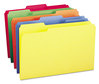 A Picture of product SMD-17743 Smead™ Colored File Folders 1/3-Cut Tabs: Assorted, Legal Size, 0.75" Expansion, Red, 100/Box