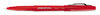 A Picture of product UNV-50503 Universal™ Porous Tip Stick Pen Point Medium 0.7 mm, Red Ink, Barrel, Dozen
