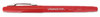 A Picture of product UNV-50503 Universal™ Porous Tip Stick Pen Point Medium 0.7 mm, Red Ink, Barrel, Dozen