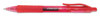 A Picture of product UNV-39912 Universal™ Comfort Grip® Clear Barrel Retractable Gel Ink Roller Ball Pen Medium 0.7 mm, Black Clear/Black Dozen