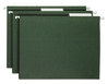 A Picture of product SMD-64035 Smead™ Hanging Folders Letter Size, 1/3-Cut Tabs, Standard Green, 25/Box