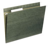 A Picture of product SMD-64035 Smead™ Hanging Folders Letter Size, 1/3-Cut Tabs, Standard Green, 25/Box