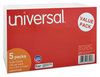 A Picture of product UNV-47245 Universal® Recycled Index Strong 2 Pt. Stock Cards Unruled 5 x 8, White, 500/Pack