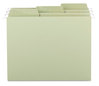 A Picture of product SMD-64032 Smead™ Erasable FasTab® Hanging Folders Letter Size, 1/3-Cut Tabs, Moss, 20/Box