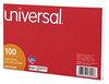 A Picture of product UNV-47245 Universal® Recycled Index Strong 2 Pt. Stock Cards Unruled 5 x 8, White, 500/Pack