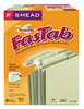 A Picture of product SMD-64032 Smead™ Erasable FasTab® Hanging Folders Letter Size, 1/3-Cut Tabs, Moss, 20/Box