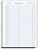 A Picture of product RED-50111 Rediform® Wirebound Call Register,  8 1/2 x 11, 3, 700 Forms/Book