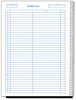 A Picture of product RED-50111 Rediform® Wirebound Call Register,  8 1/2 x 11, 3, 700 Forms/Book