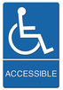 A Picture of product USS-5400 Headline® Sign ADA Sign,  6 x 9, In Case of Fire Use Stairs, Gray