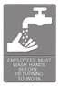 A Picture of product USS-5400 Headline® Sign ADA Sign,  6 x 9, In Case of Fire Use Stairs, Gray