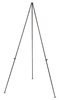 A Picture of product UNV-43029 Universal® Instant Setup Foldaway Easel Adjusts 15" to 61" High, Steel, Black