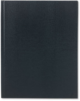 Blueline® Executive Notebook,  College/Margin, 10 3/4 x 8 1/2, Blue Cover, 75 Sheets