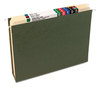 A Picture of product SMD-64379 Smead™ Box Bottom Hanging File Folders 3" Capacity, Legal Size, Standard Green, 25/Box