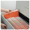 A Picture of product SMD-12543 Smead™ Colored File Folders 1/3-Cut Tabs: Assorted, Letter Size, 0.75" Expansion, Orange, 100/Box