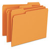 A Picture of product SMD-12543 Smead™ Colored File Folders 1/3-Cut Tabs: Assorted, Letter Size, 0.75" Expansion, Orange, 100/Box