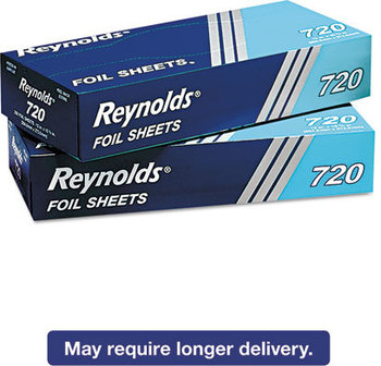 Reynolds Wrap® Interfolded Aluminum Foil Sheets,  12 x 10 3/4, Silver, 200/Box