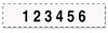 A Picture of product USS-T5546 U. S. Stamp & Sign® Self-Inking Professional Numberer,  Self-Inking, Type Size 1 1/2, Six Digits, Black