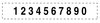 A Picture of product USS-T5546 U. S. Stamp & Sign® Self-Inking Professional Numberer,  Self-Inking, Type Size 1 1/2, Six Digits, Black