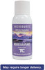 A Picture of product RCP-4012571 Rubbermaid® Commercial TC® Microburst® 3000 Air Freshener Refill,  Mountain Peaks, 2oz, Aerosol, 12/Carton