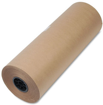 United Facility Supply High-Volume Wrapping Paper Rolls,  50lb, 24"w, 720'l, BN, 1/Pack